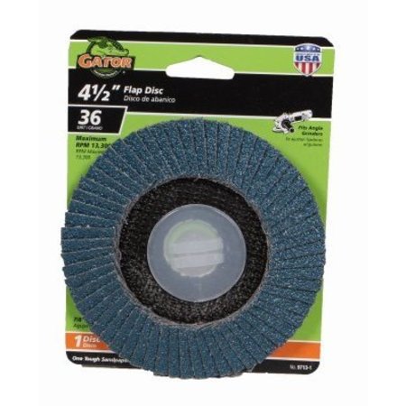 GATOR FINISHING 4-1/2" 36G Flap Disc 97131